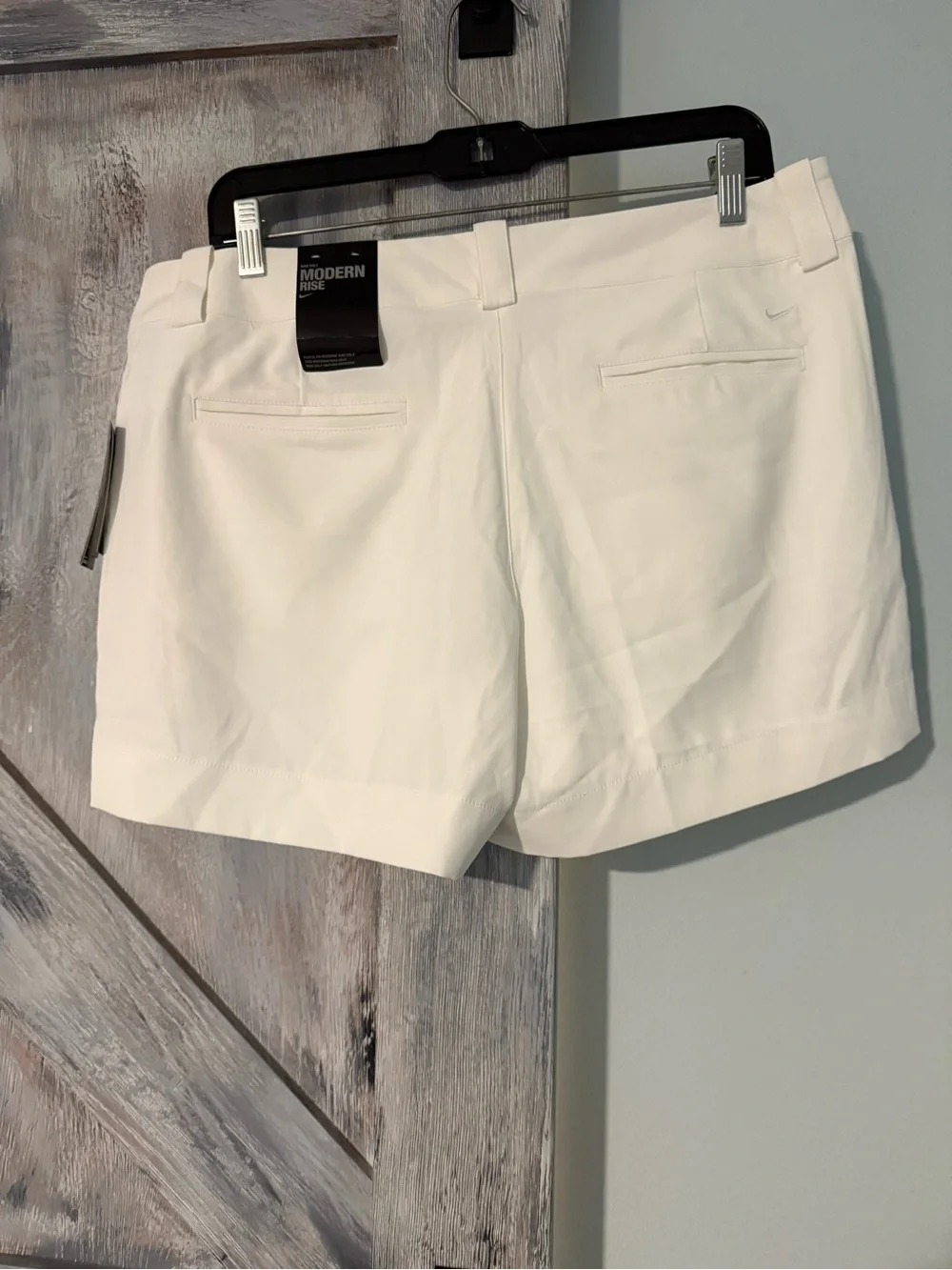 Nike Women's White Athletic Golf Shorts